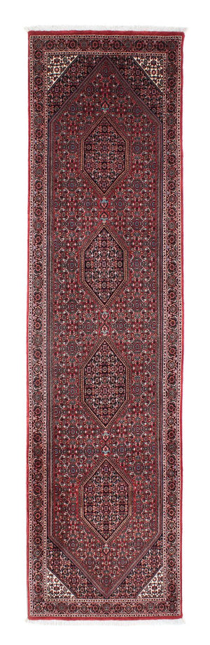 Biegacz Dywan perski - Bijar - 324 x 83 cm - czerwony