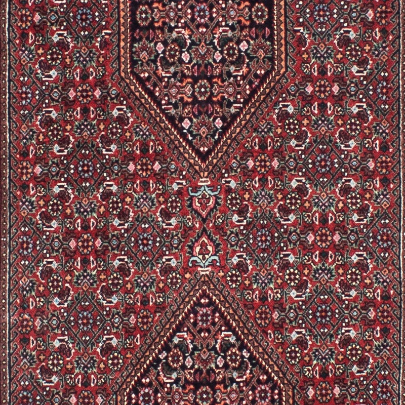 Biegacz Dywan perski - Bijar - 324 x 83 cm - czerwony