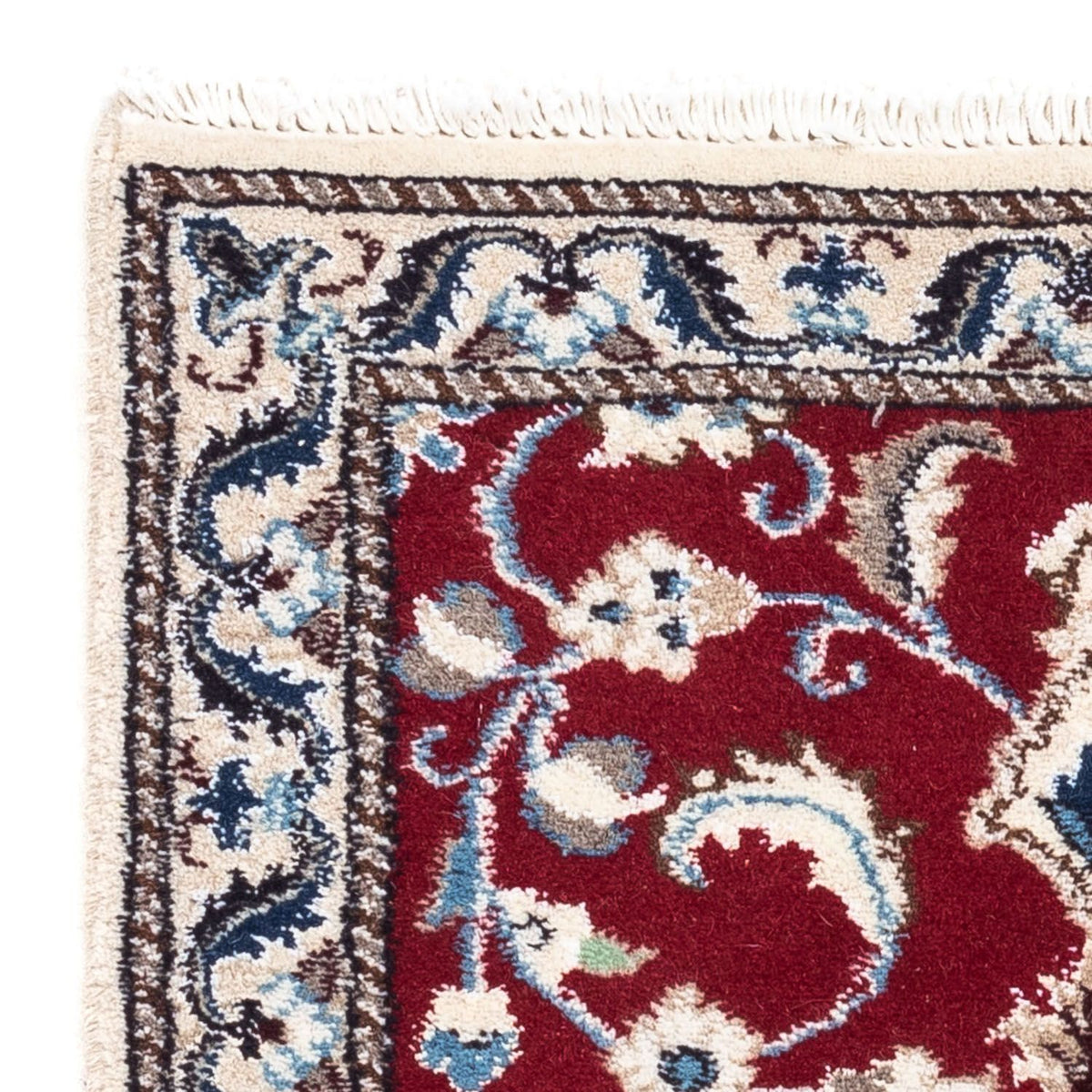 Dywan perski - Nain - 90 x 60 cm - ciemna czerwień