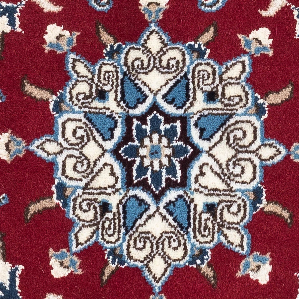 Dywan perski - Nain - 90 x 60 cm - ciemna czerwień