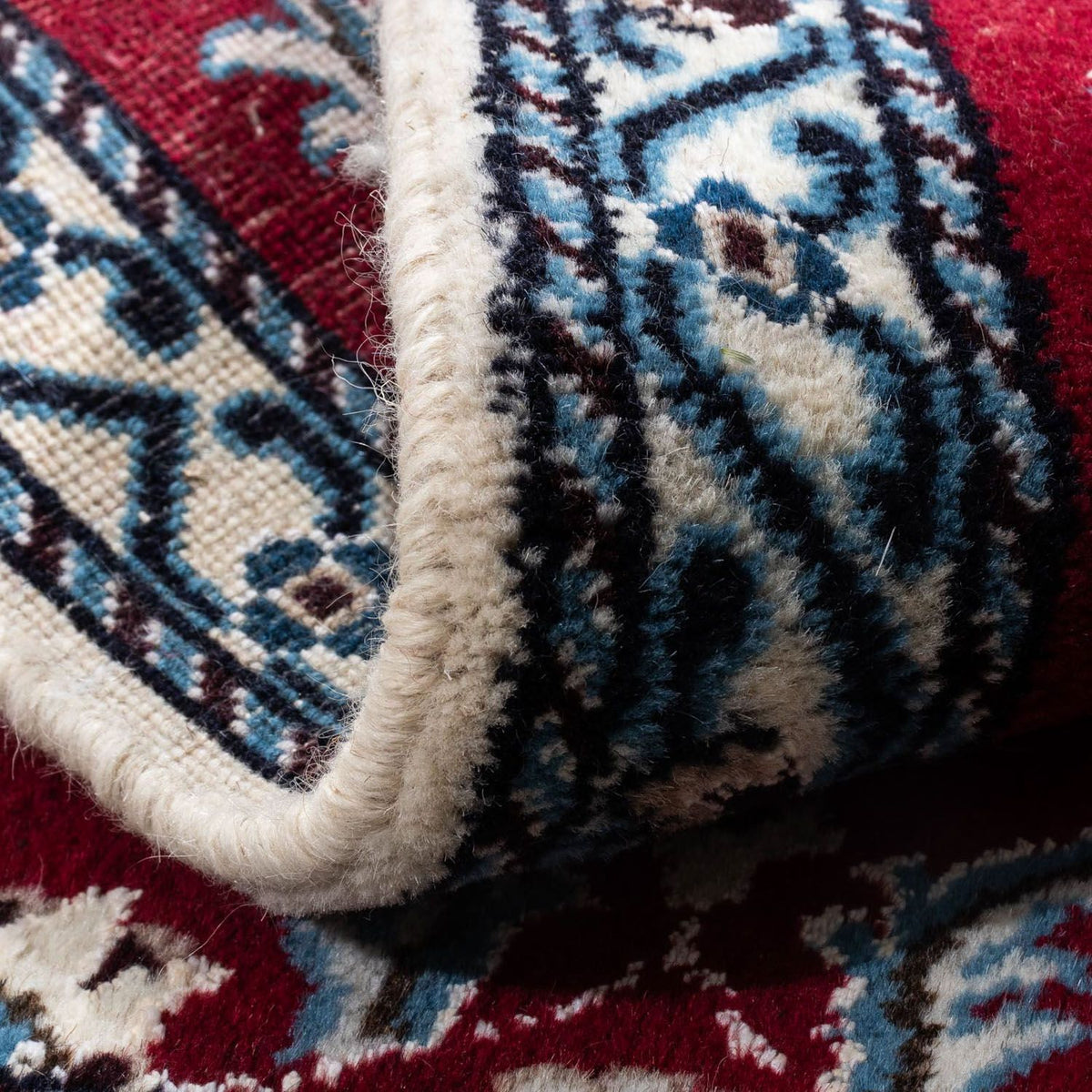 Dywan perski - Nain - 90 x 60 cm - ciemna czerwień