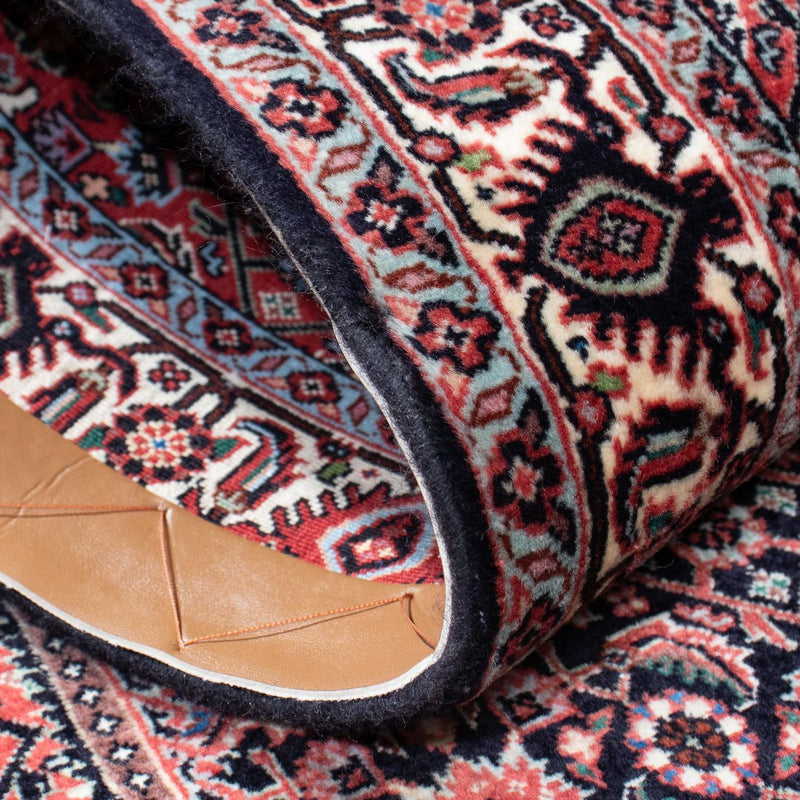 Biegacz Dywan perski - Bijar - 196 x 72 cm - ciemnoniebieski