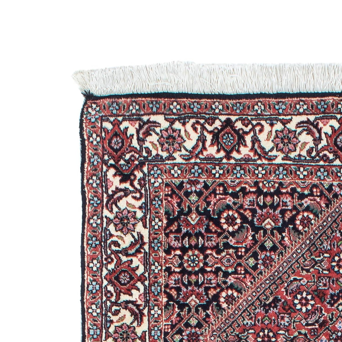 Biegacz Dywan perski - Bijar - 208 x 73 cm - ciemnoniebieski