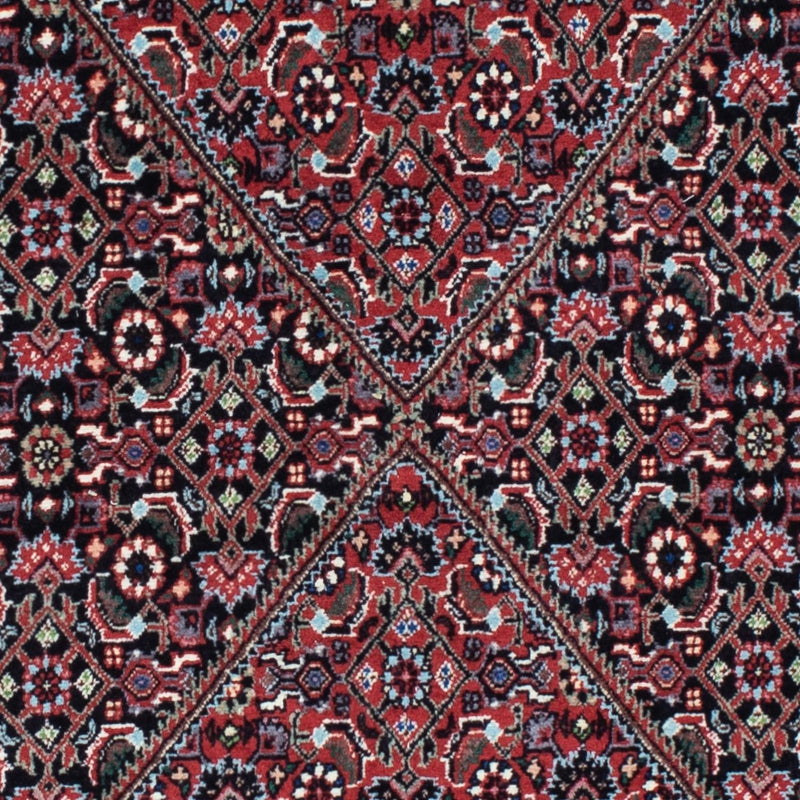 Biegacz Dywan perski - Bijar - 205 x 73 cm - ciemnoniebieski