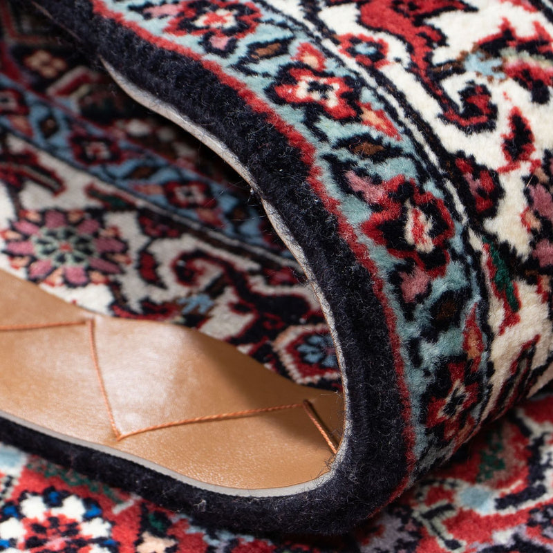 Biegacz Dywan perski - Bijar - 205 x 73 cm - ciemnoniebieski