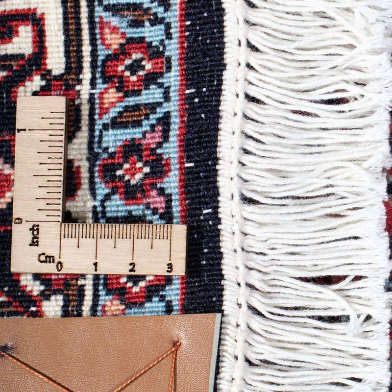 Biegacz Dywan perski - Bijar - 205 x 73 cm - ciemnoniebieski