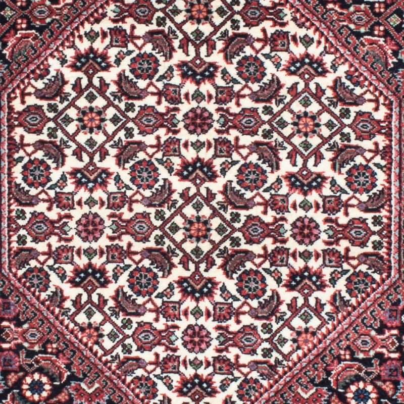 Biegacz Dywan perski - Bijar - 190 x 74 cm - ciemnoniebieski