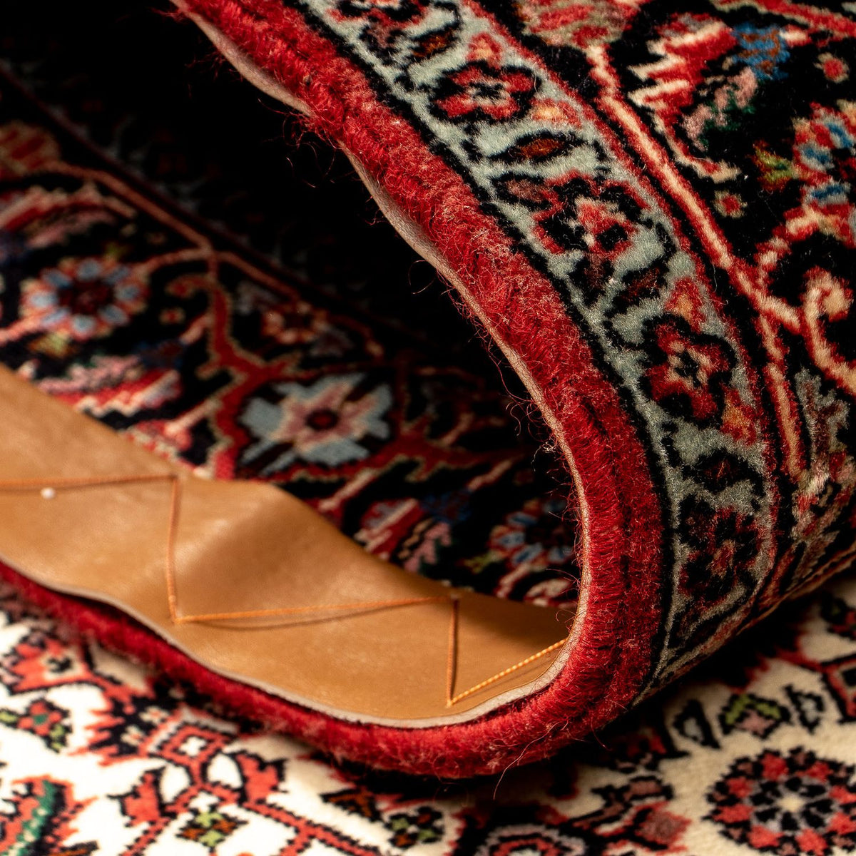 Biegacz Dywan perski - Bijar - 291 x 85 cm - wielokolorowy