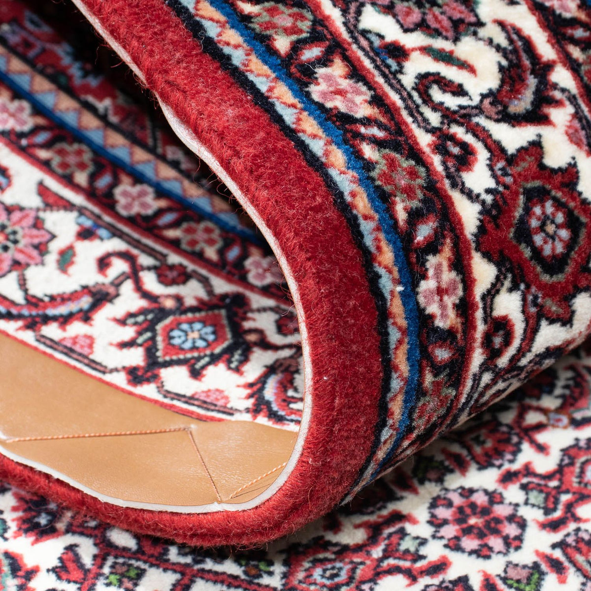 Biegacz Dywan perski - Bijar - 217 x 74 cm - beżowy