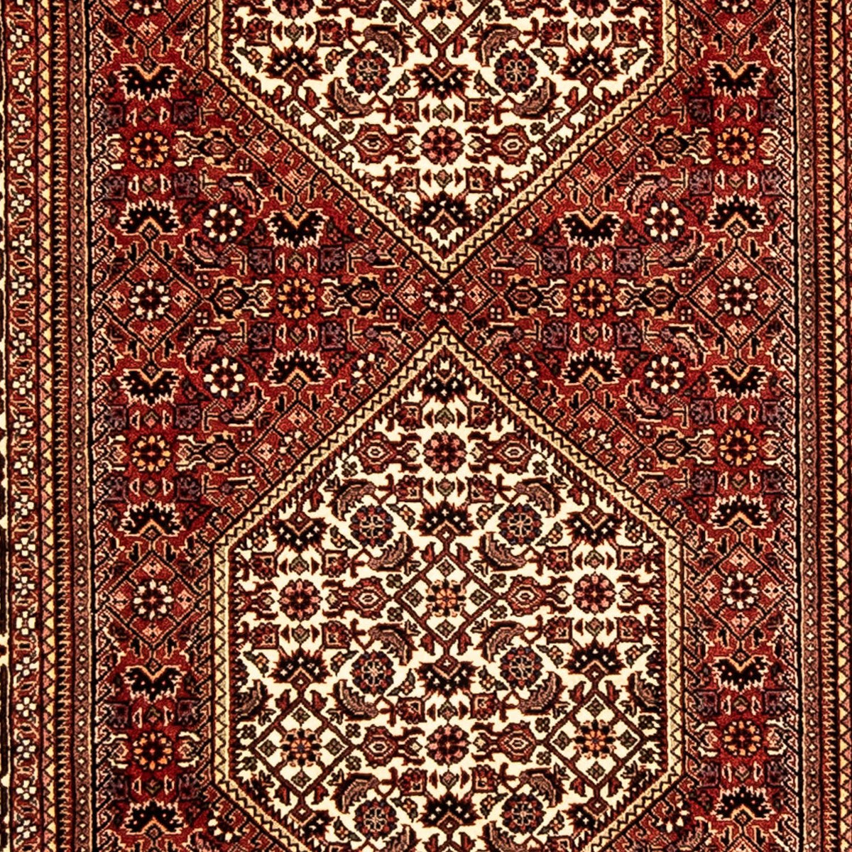 Biegacz Dywan perski - Bijar - 293 x 84 cm - wielokolorowy