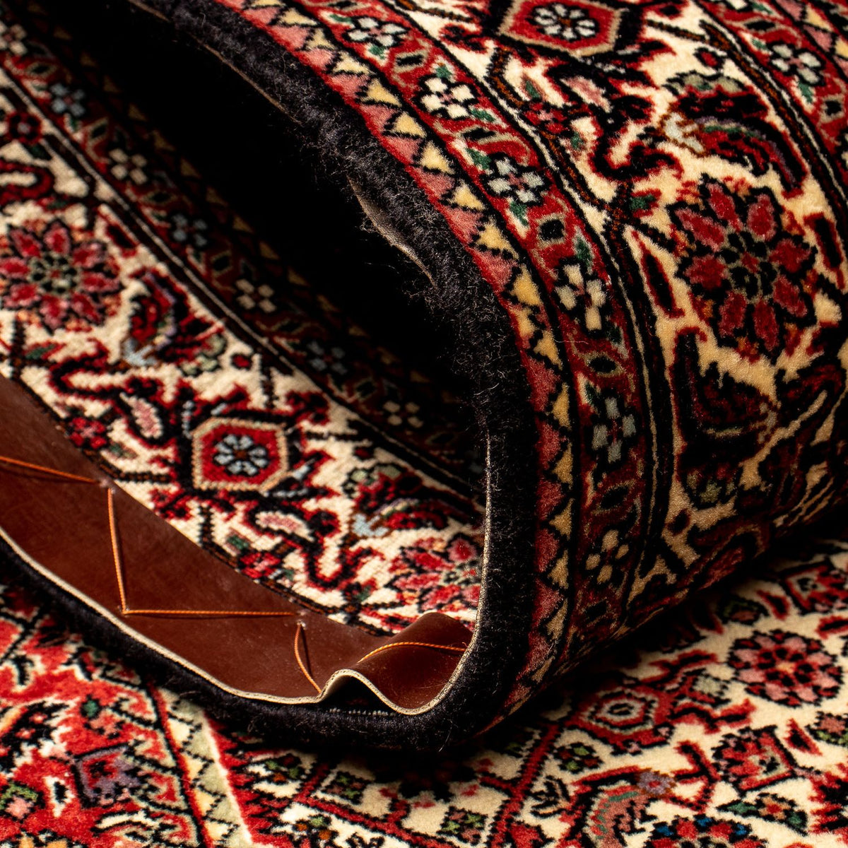 Biegacz Dywan perski - Bijar - 293 x 84 cm - wielokolorowy