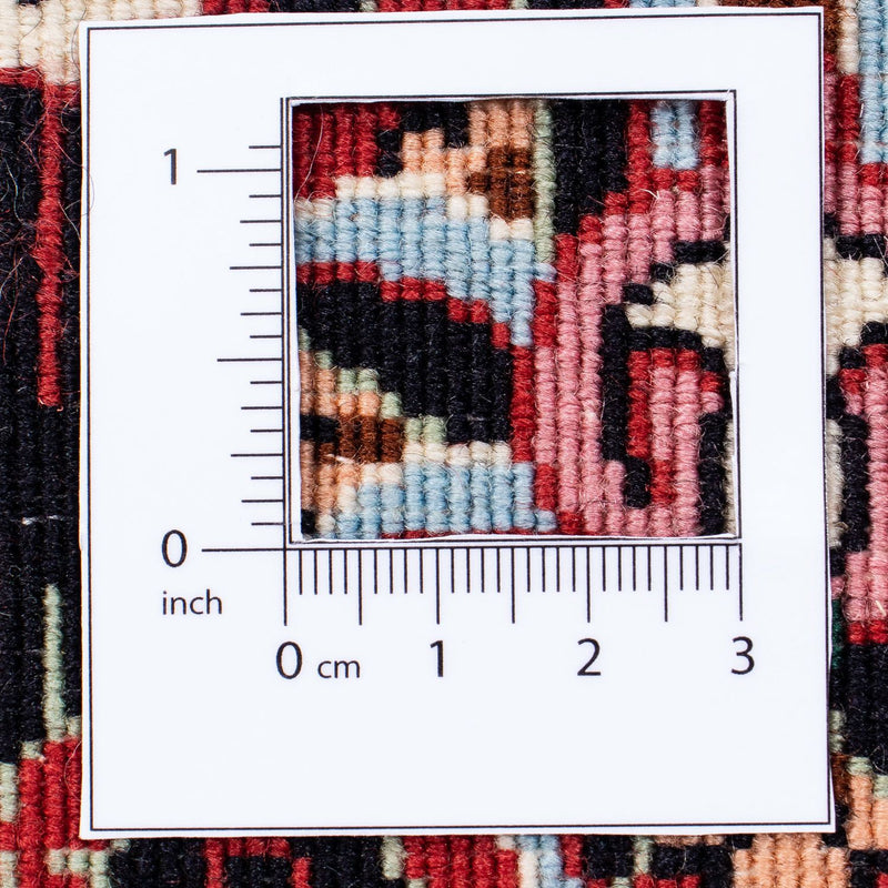 Dywan perski - Bijar - 296 x 250 cm - ciemna czerwień