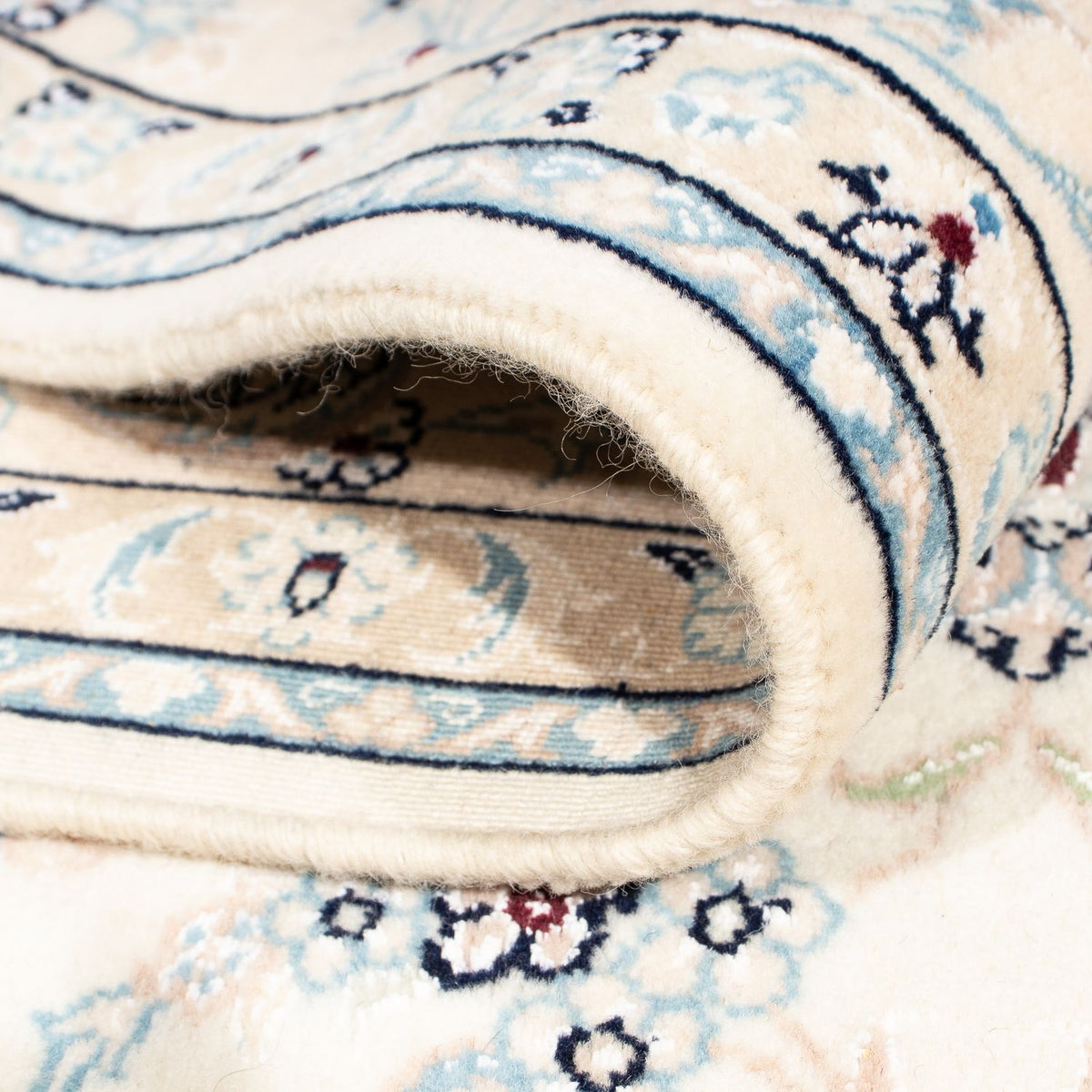 Dywan perski - Nain - Premium - 214 x 200 cm - beżowy