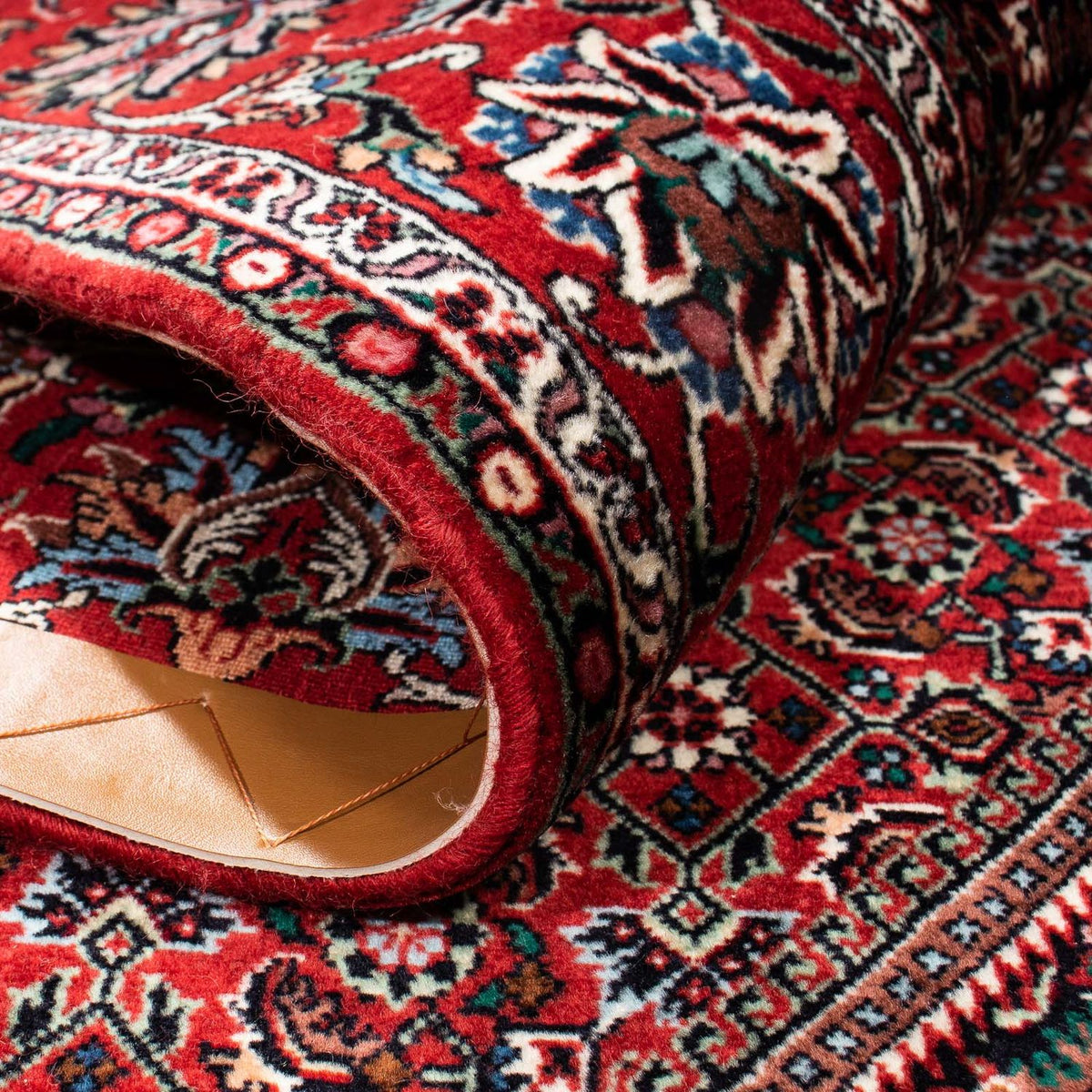 Dywan perski - Bijar - 235 x 170 cm - ciemna czerwień