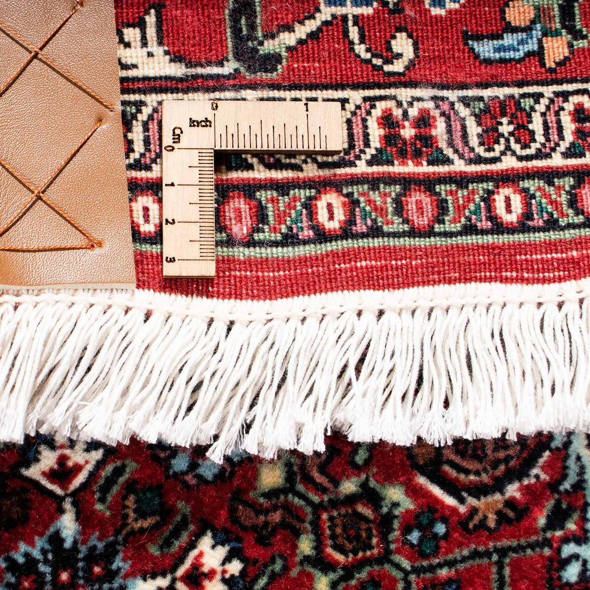 Dywan perski - Bijar - 235 x 170 cm - ciemna czerwień