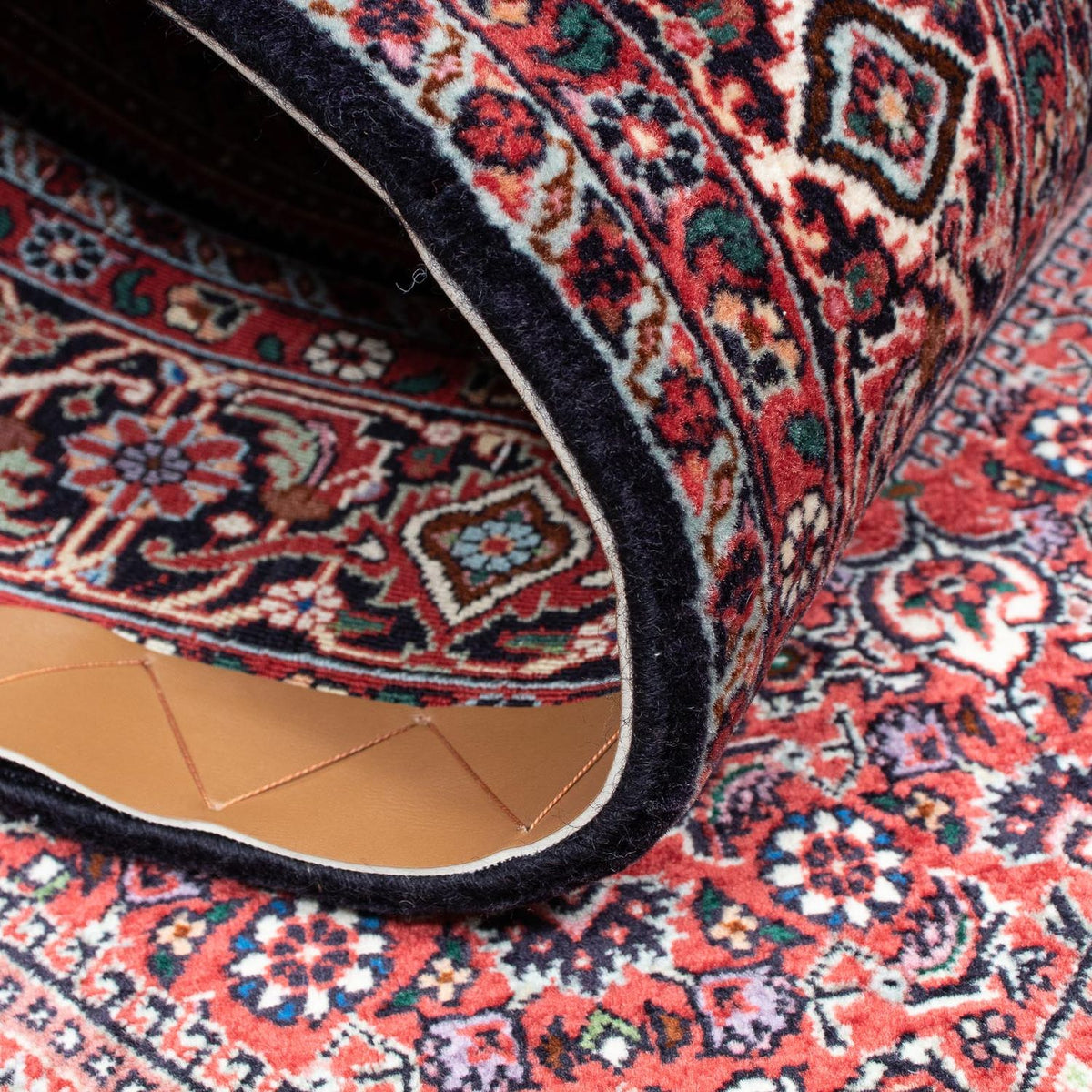 Dywan perski - Bijar - 215 x 132 cm - jasna czerwień