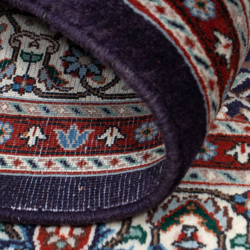 Dywan perski - Klasyczny kwadratowy  - 104 x 103 cm - ciemnoniebieski