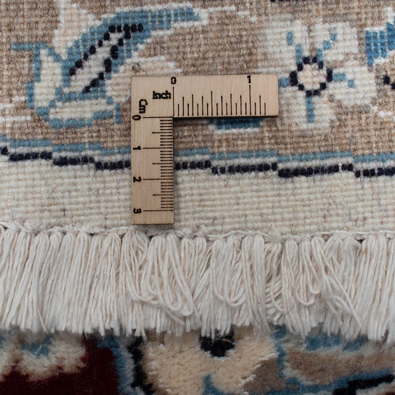 Dywan perski - Nain okrągły  - 250 x 250 cm - ciemna czerwień