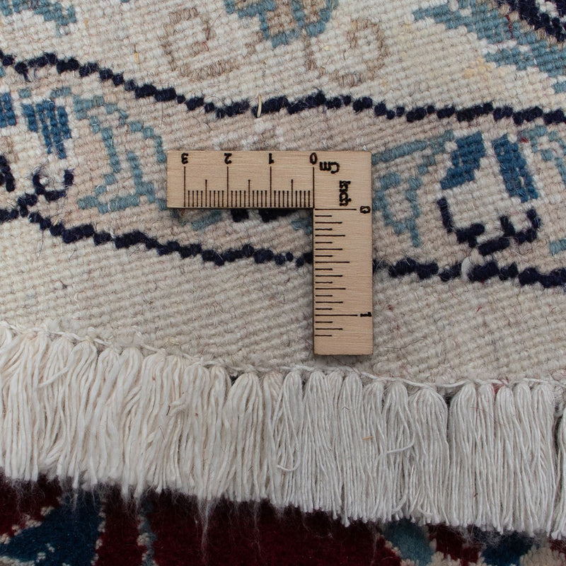 Dywan perski - Nain okrągły  - 250 x 250 cm - ciemna czerwień