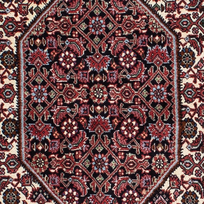 Dywan perski - Bijar - 200 x 128 cm - ciemnoniebieski