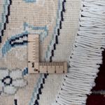 Dywan perski - Nain okrągły  - 245 x 245 cm - ciemna czerwień