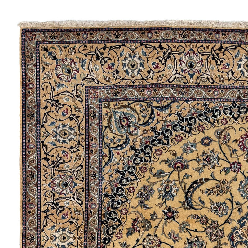 Dywan perski - Nain - Królewski - 353 x 255 cm - ciemny beż