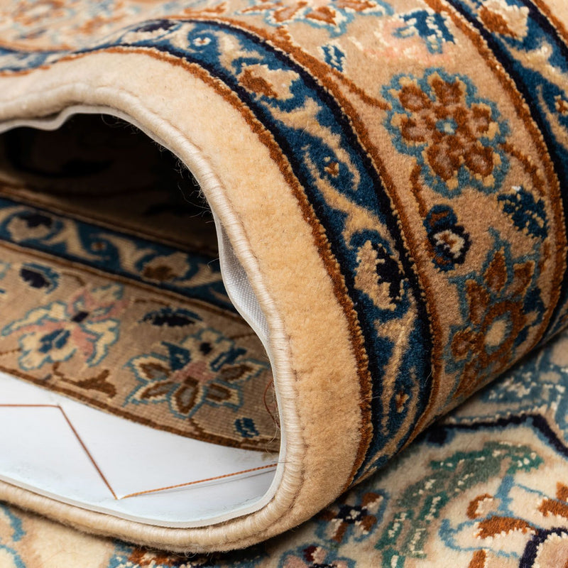 Dywan perski - Nain - Królewski - 337 x 250 cm - ciemny beż