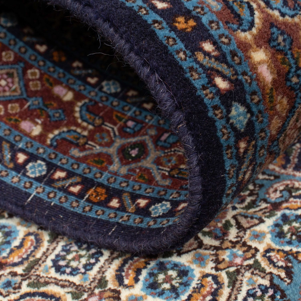 Biegacz Dywan perski - Klasyczny - 195 x 77 cm - ciemnoniebieski