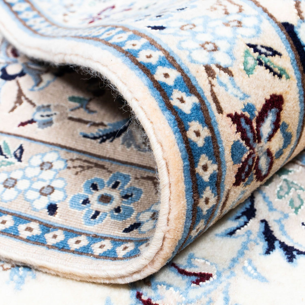 Dywan perski - Nain - Królewski - 294 x 198 cm - beżowy