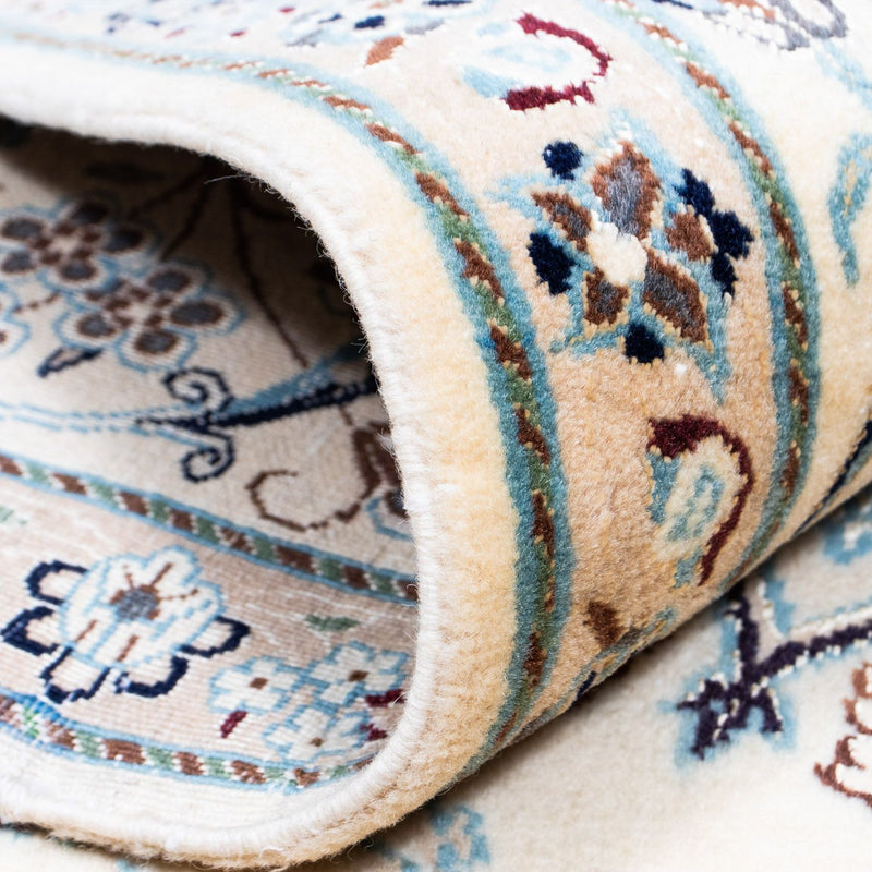 Dywan perski - Nain - Królewski - 303 x 203 cm - beżowy