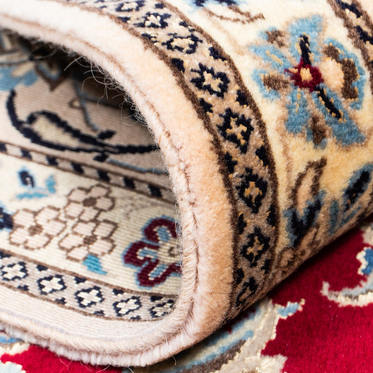 Dywan perski - Nain - Królewski - 300 x 204 cm - czerwony