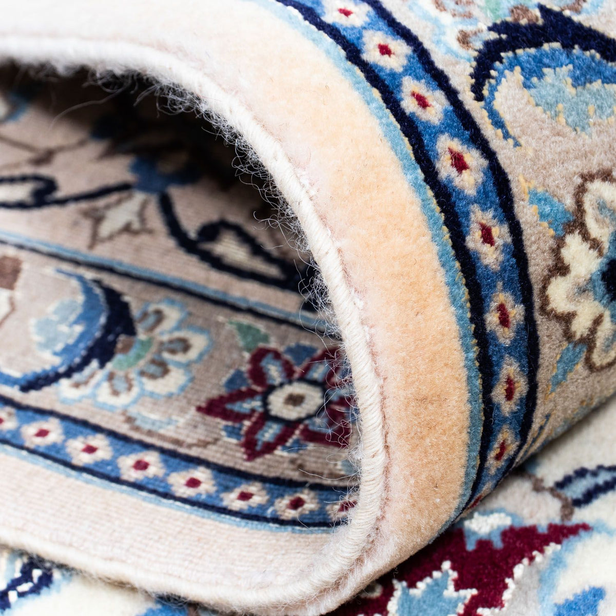 Dywan perski - Nain - Królewski - 303 x 202 cm - beżowy