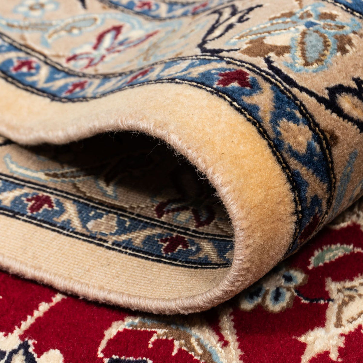 Dywan perski - Nain - Królewski - 344 x 248 cm - czarny