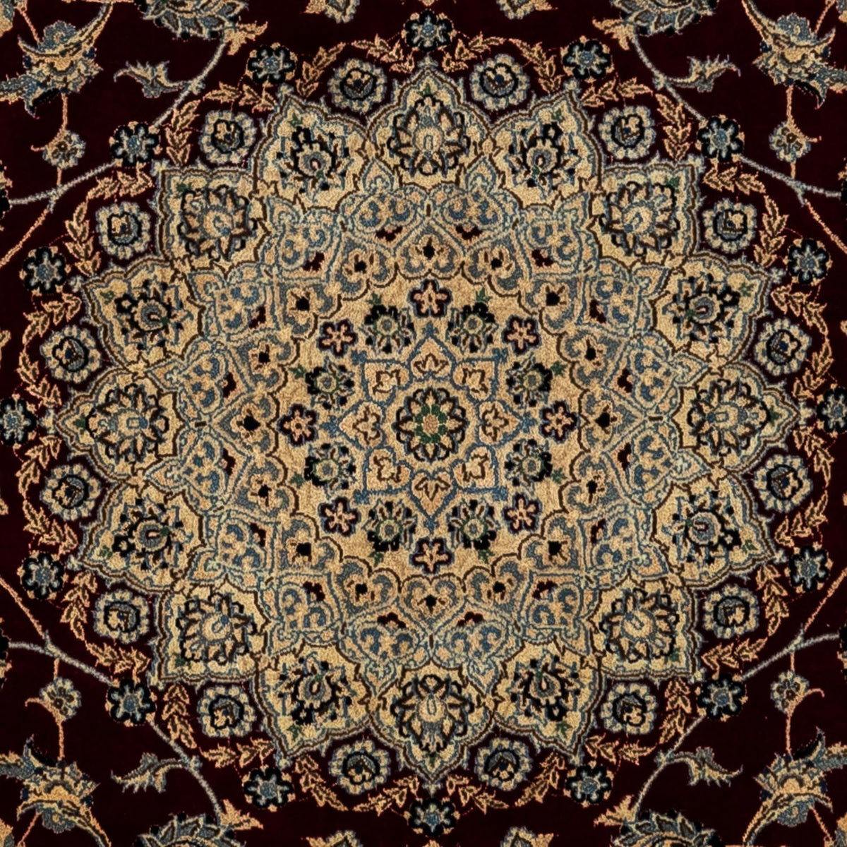 Dywan perski - Nain - Królewski - 345 x 248 cm - czarny