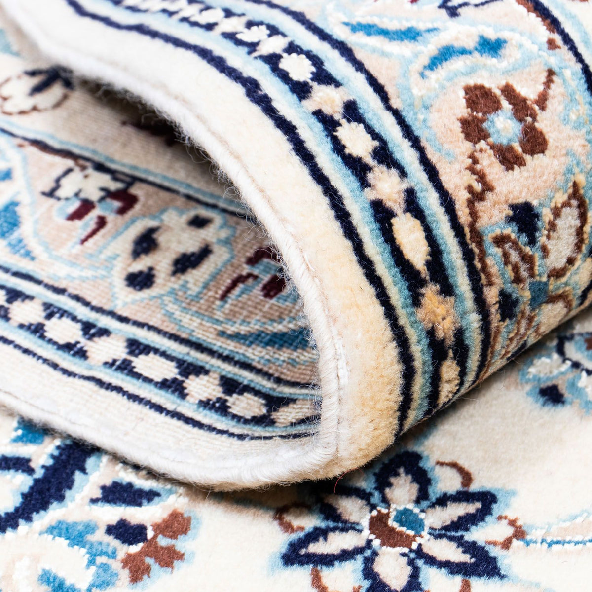 Dywan perski - Nain - Królewski - 310 x 204 cm - beżowy