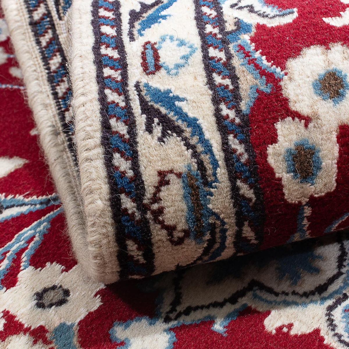 Dywan perski - Nain - 138 x 89 cm - ciemna czerwień