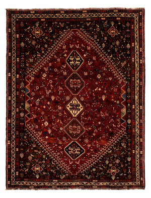Perski dywan - Nomadyczny - 310 x 228 cm - ciemna czerwień