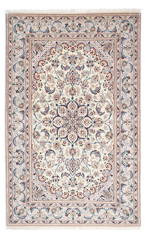 Dywan perski - Isfahan - Premium - 205 x 128 cm - beżowy