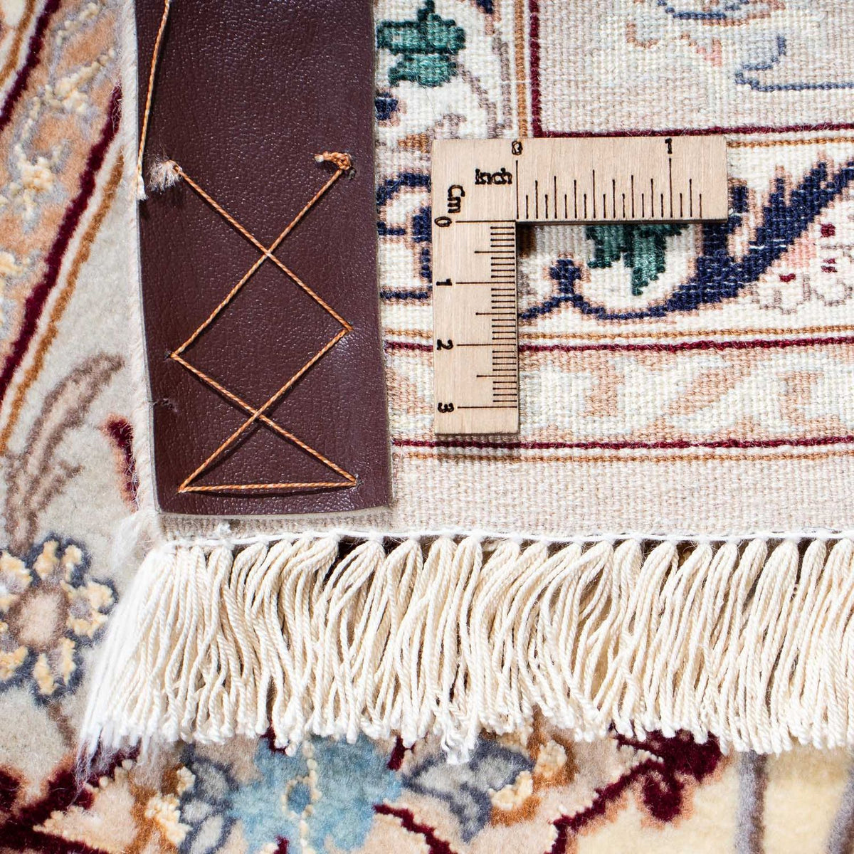 Dywan perski - Isfahan - Premium - 205 x 128 cm - beżowy