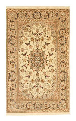 Dywan perski - Isfahan - Premium - 174 x 108 cm - beżowy