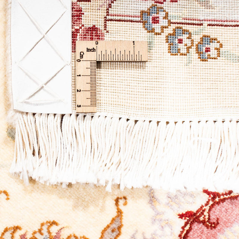 Dywan perski - Tabriz - Królewski - 242 x 167 cm - beżowy