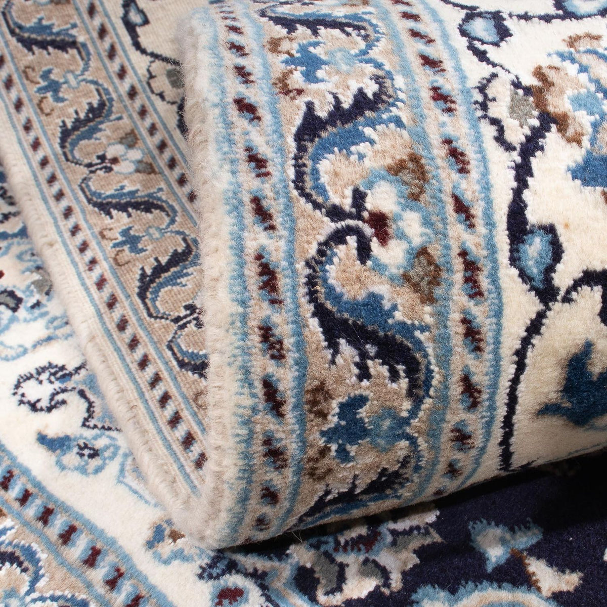 Dywan perski - Nain kwadratowy  - 196 x 195 cm - ciemnoniebieski