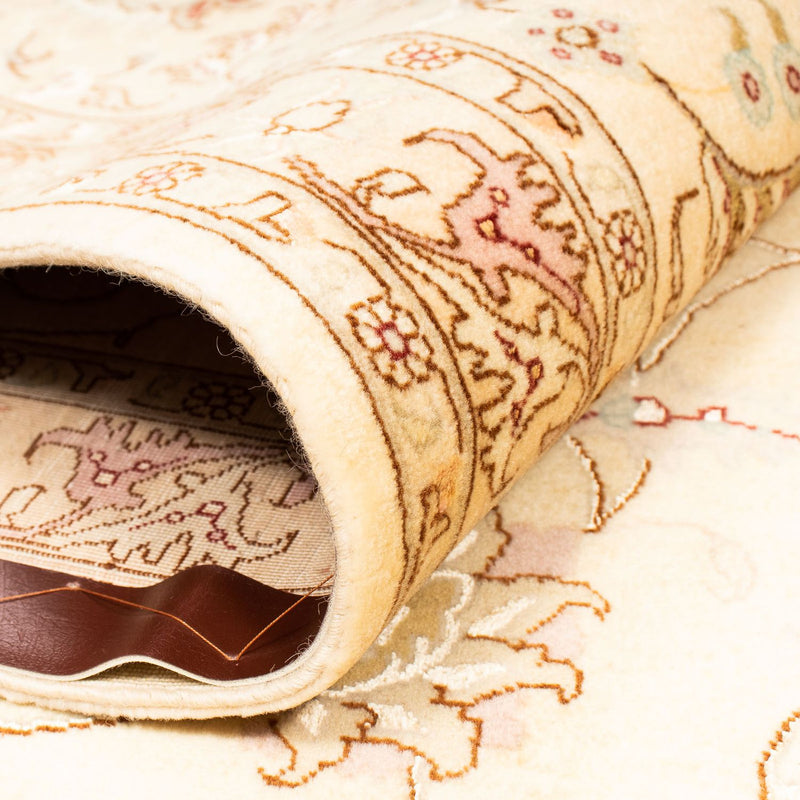 Dywan perski - Tabriz - Królewski - 393 x 298 cm - jasnobrązowy