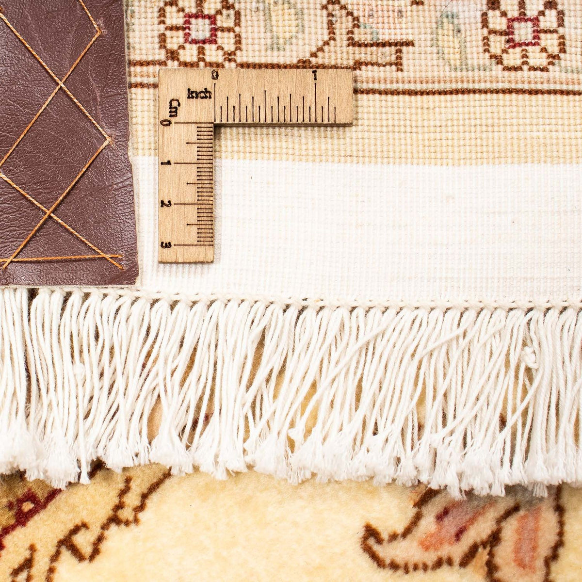 Dywan perski - Tabriz - Królewski - 393 x 298 cm - jasnobrązowy