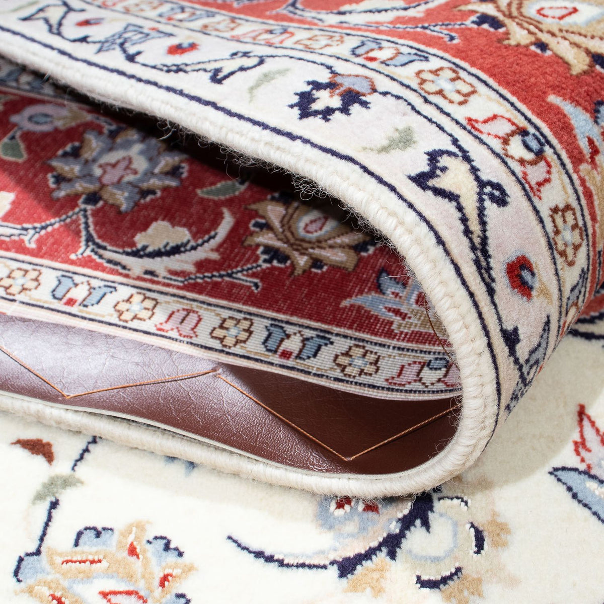 Dywan perski - Tabriz - Królewski - 200 x 156 cm - beżowy