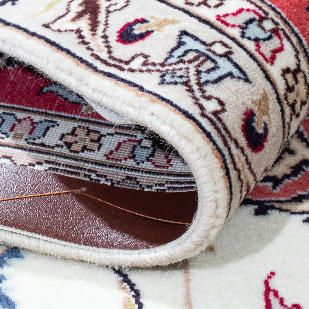 Dywan perski - Tabriz - Królewski - 200 x 156 cm - beżowy