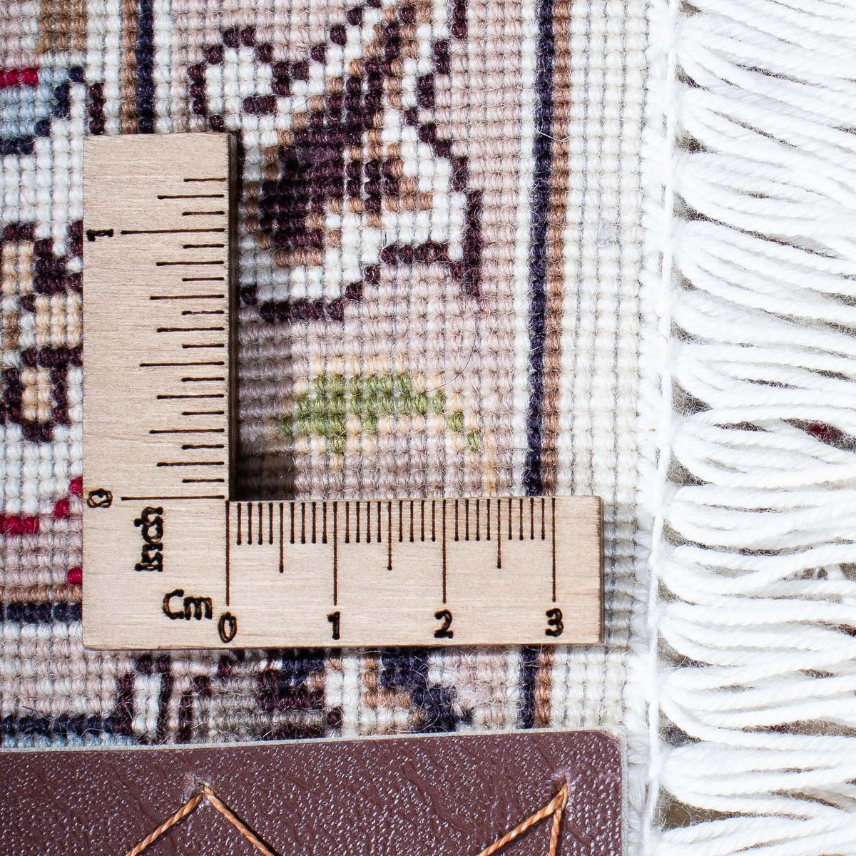 Dywan perski - Tabriz - Królewski - 200 x 156 cm - beżowy