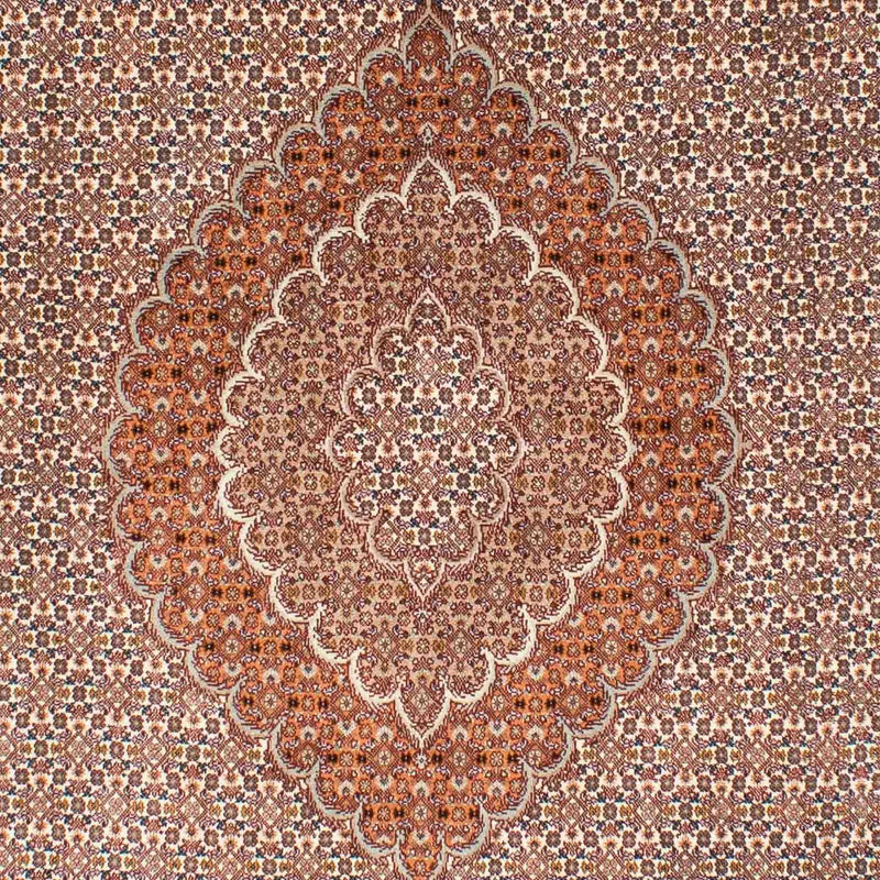 Dywan perski - Tabriz - 246 x 170 cm - jasnobrązowy