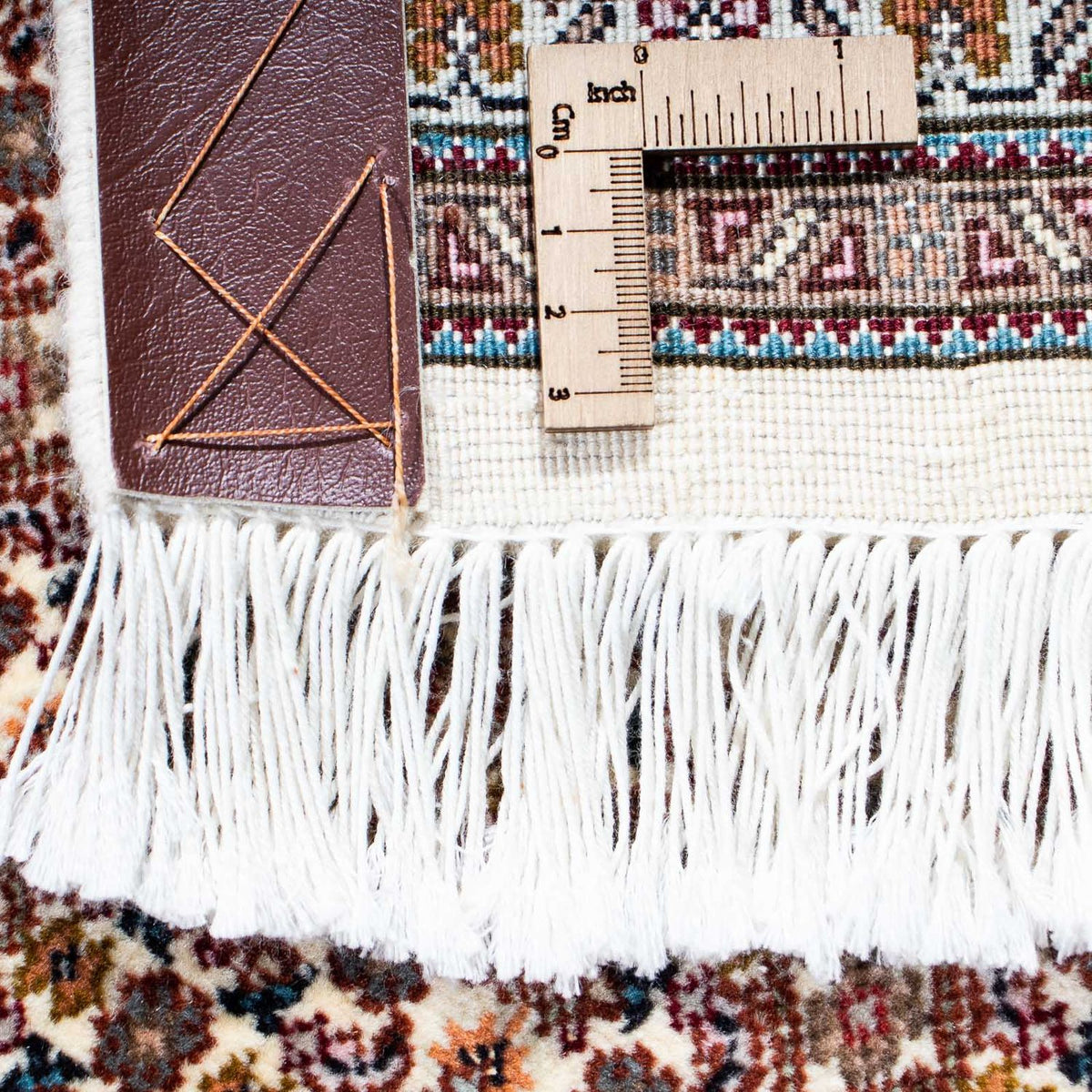 Dywan perski - Tabriz - 246 x 170 cm - jasnobrązowy