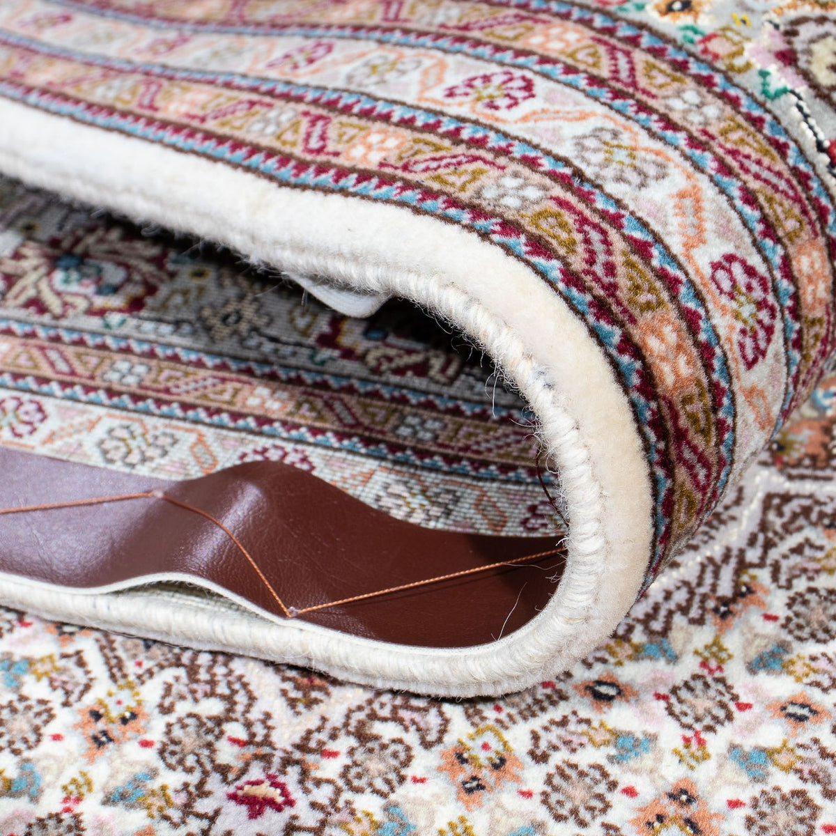 Dywan perski - Tabriz - Królewski - 298 x 203 cm - beżowy